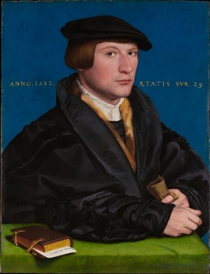Portrait of Hermann von Wedig III, by Hans Holbein the Younger (painted in 1532).