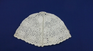 Hand crocheted cap (taqiyah) from Cairo, Egypt, purchased in 1997.