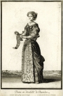 Print Dame en d&eacute;sabill&eacute; de chambre, France, c. 1675.