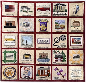The Middlesex Borough Commemorative Quilt. USA, early 21st century.