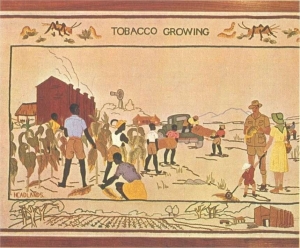 Section of the Rhodesian tapestry.