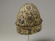 An early seventeenth century embroidered nightcap/neglig&eacute; cap