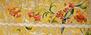 Example of embroidery from the exhibition 'In Praise of God', Vienna 2016.