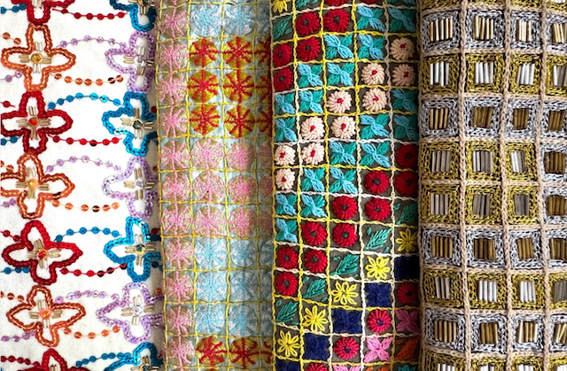 Fig. 8. Close-up of four pouches inspired by newly acquired skills.