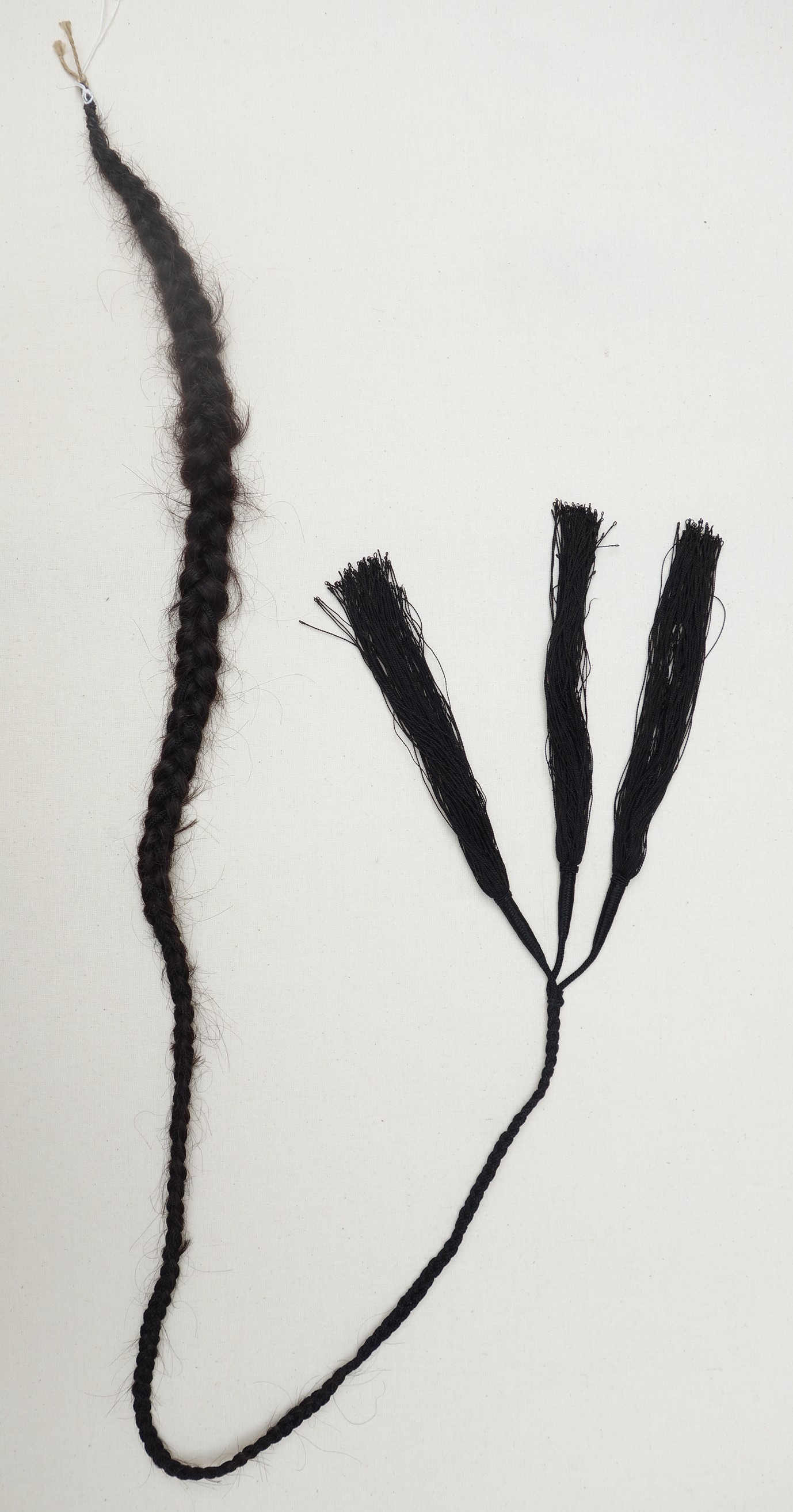 Pigtail (queue), human hair, China, early 20th century (TRC 2004.0089).