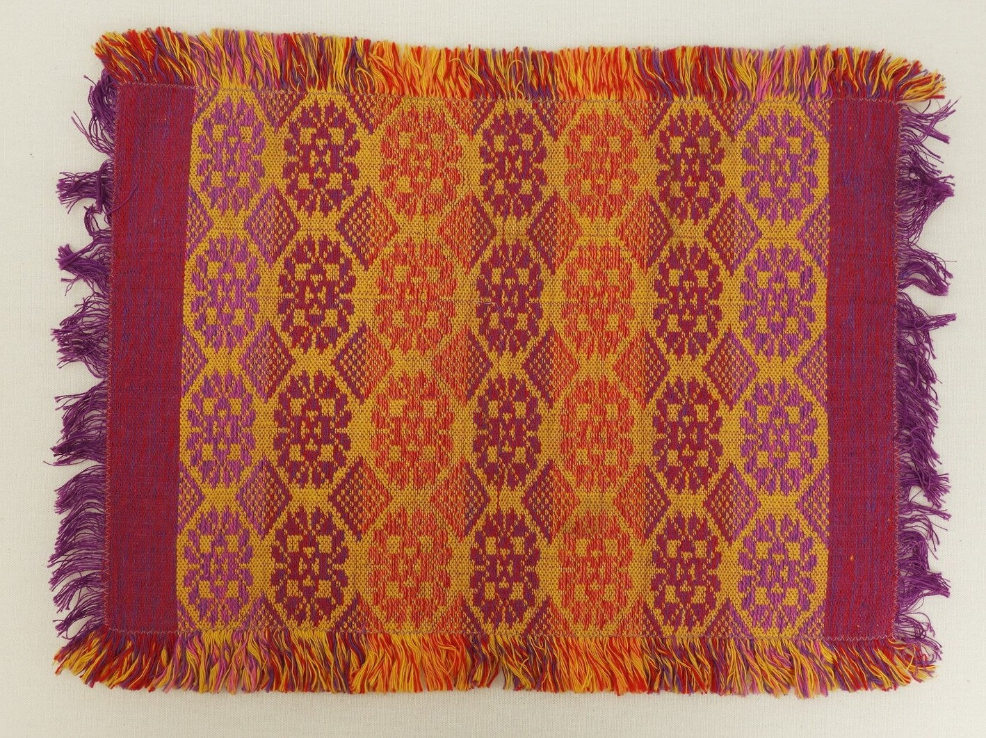 Sample of a weft-faced compound tabby weave, Egypt, late 20th century (TRC 2005.0044).