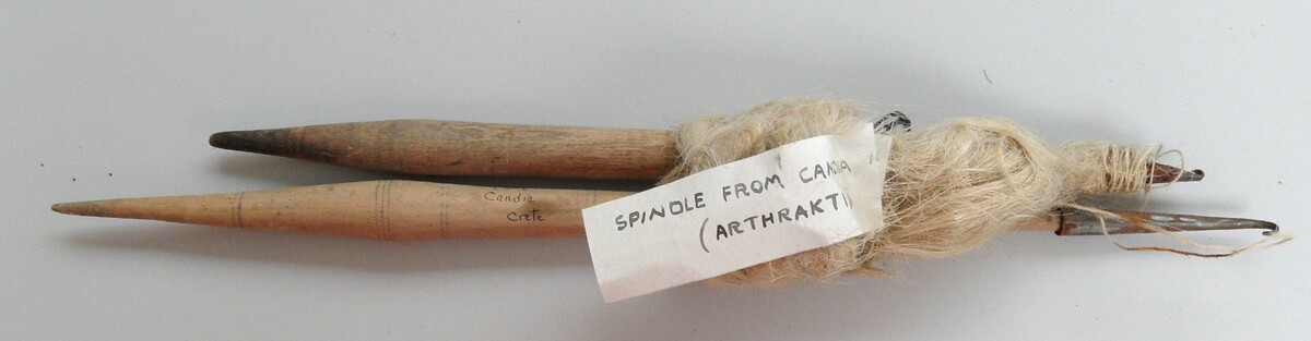 Distaff from Skyros, Greece, 1920s-1930s, collected by Grace Crowfoot (TRC 2014.0770a).