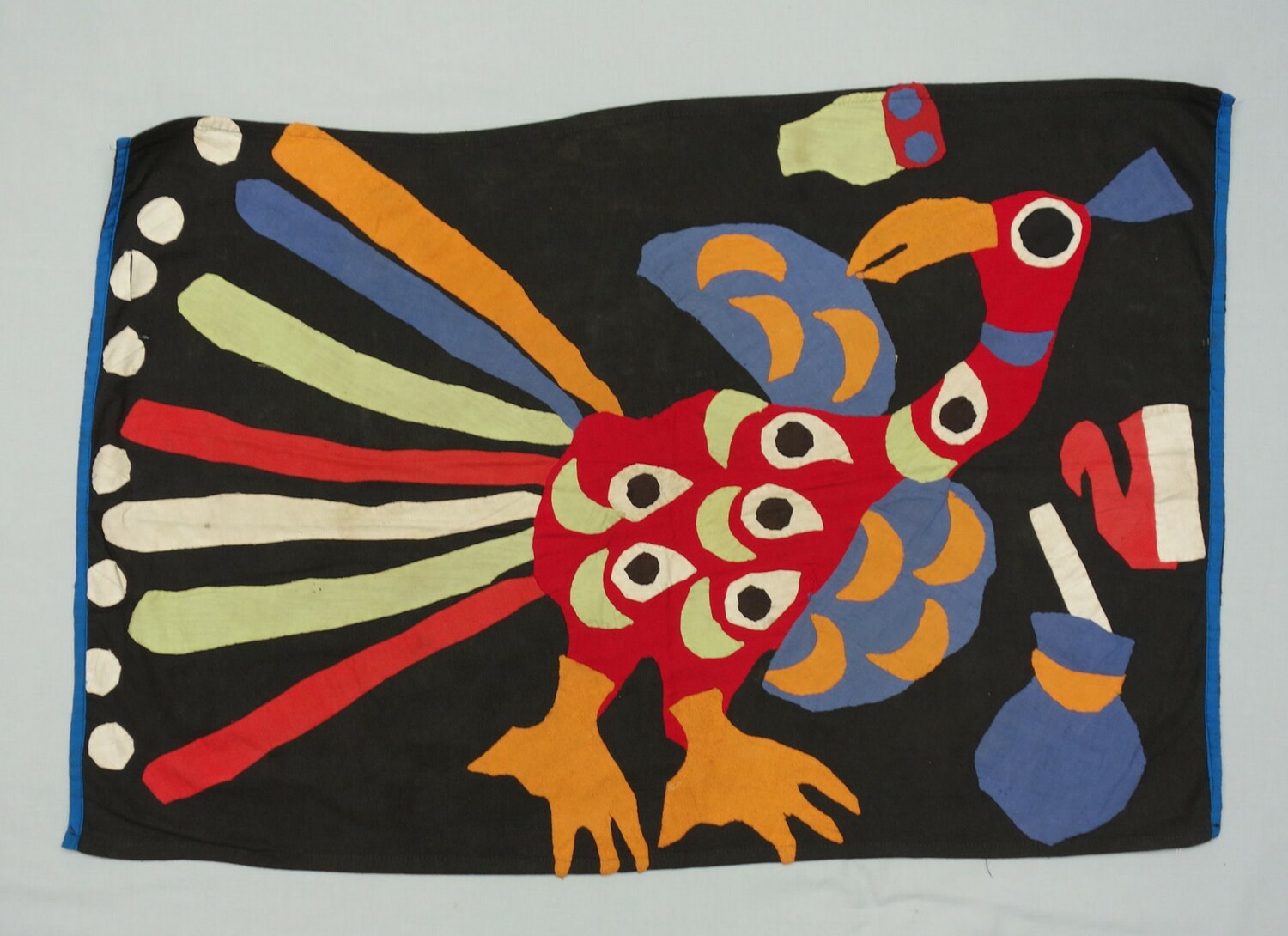 Asafo flag from Ghana, late 20th century (TRC 2015.0221).