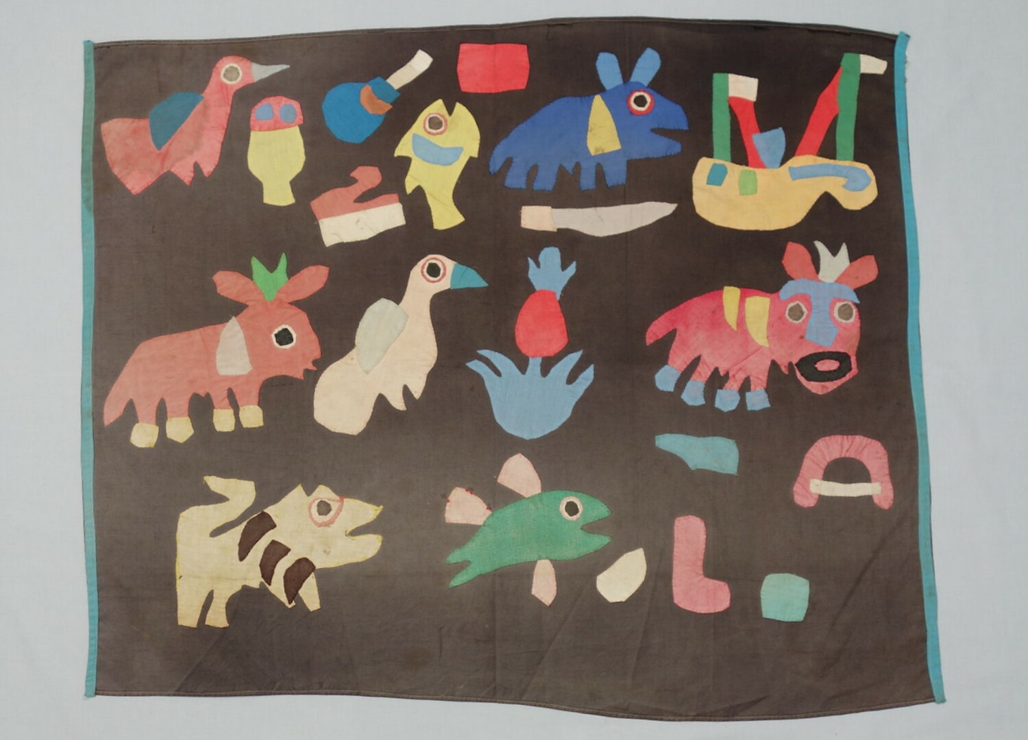 Asafo flag, mid-20th century, Ghana (TRC 2015.0222).