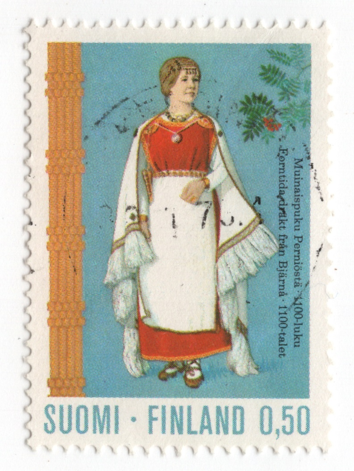 Postage stamp from Finland, 1972. TRC 2018.2122g.