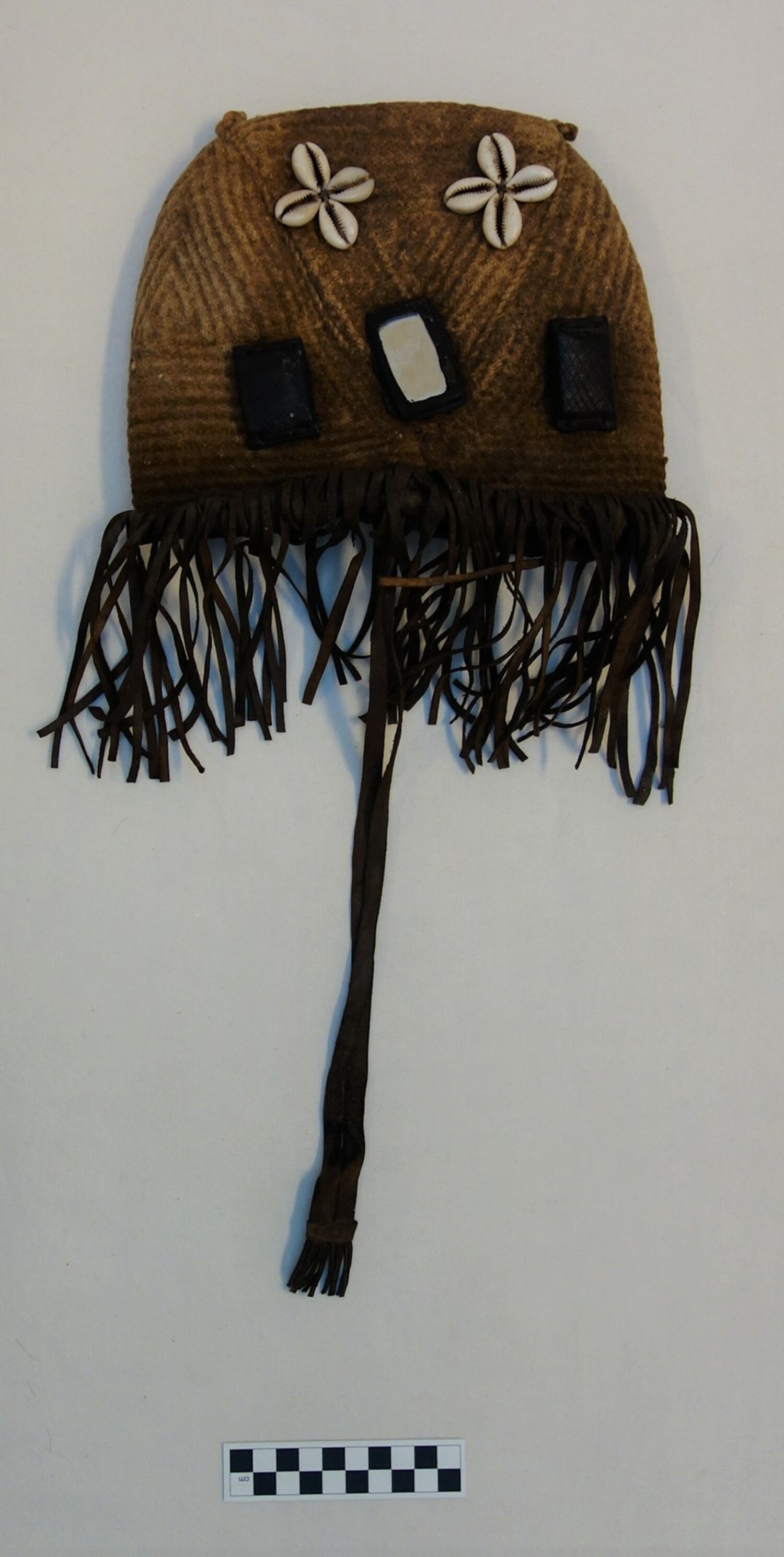 Donso hunter's cap, Mali, late 20th century (TRC 2018.3398).