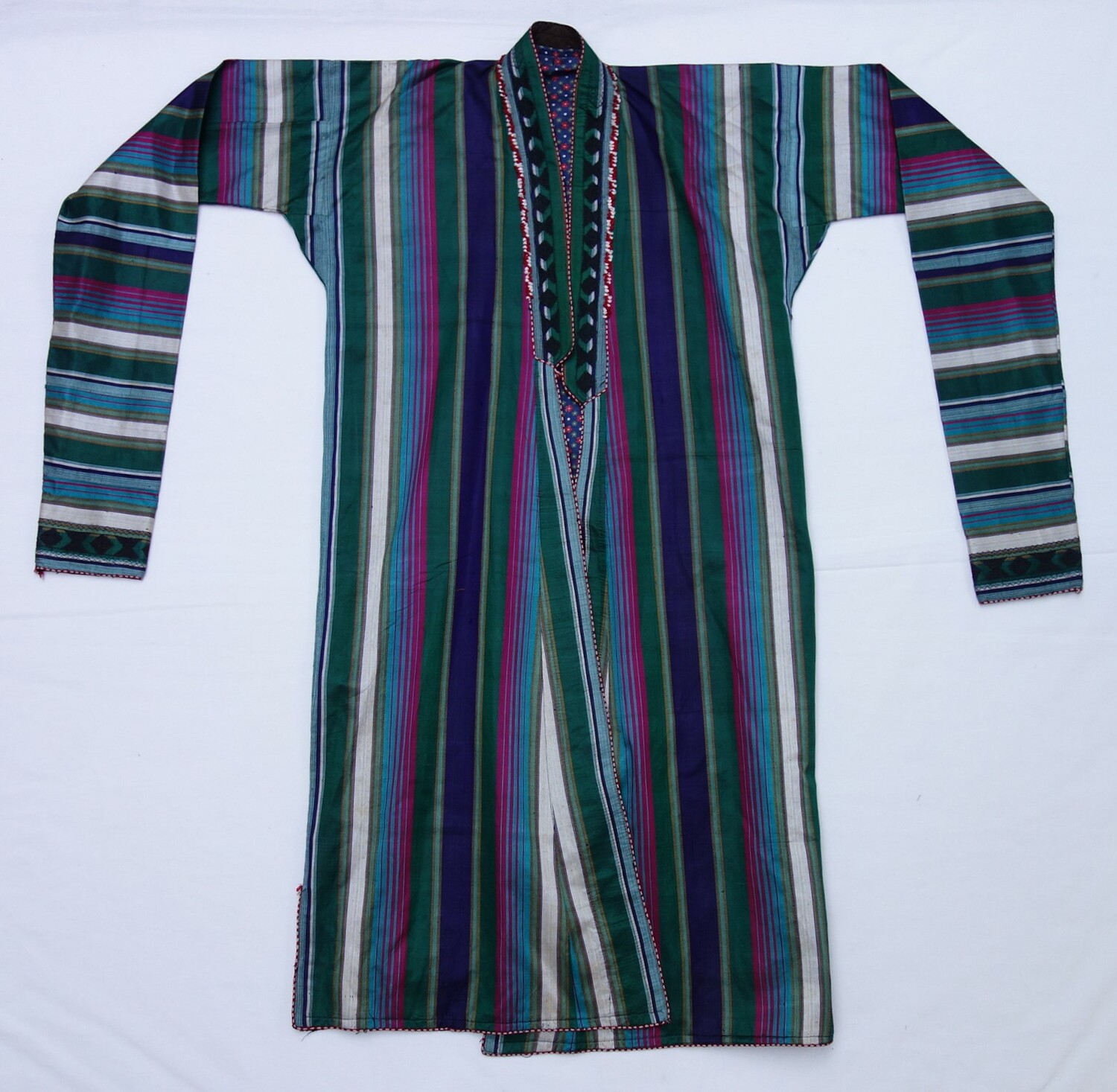 Silk and cotton chapan from Afghanistan, 1970s (TRC 2020.0218).