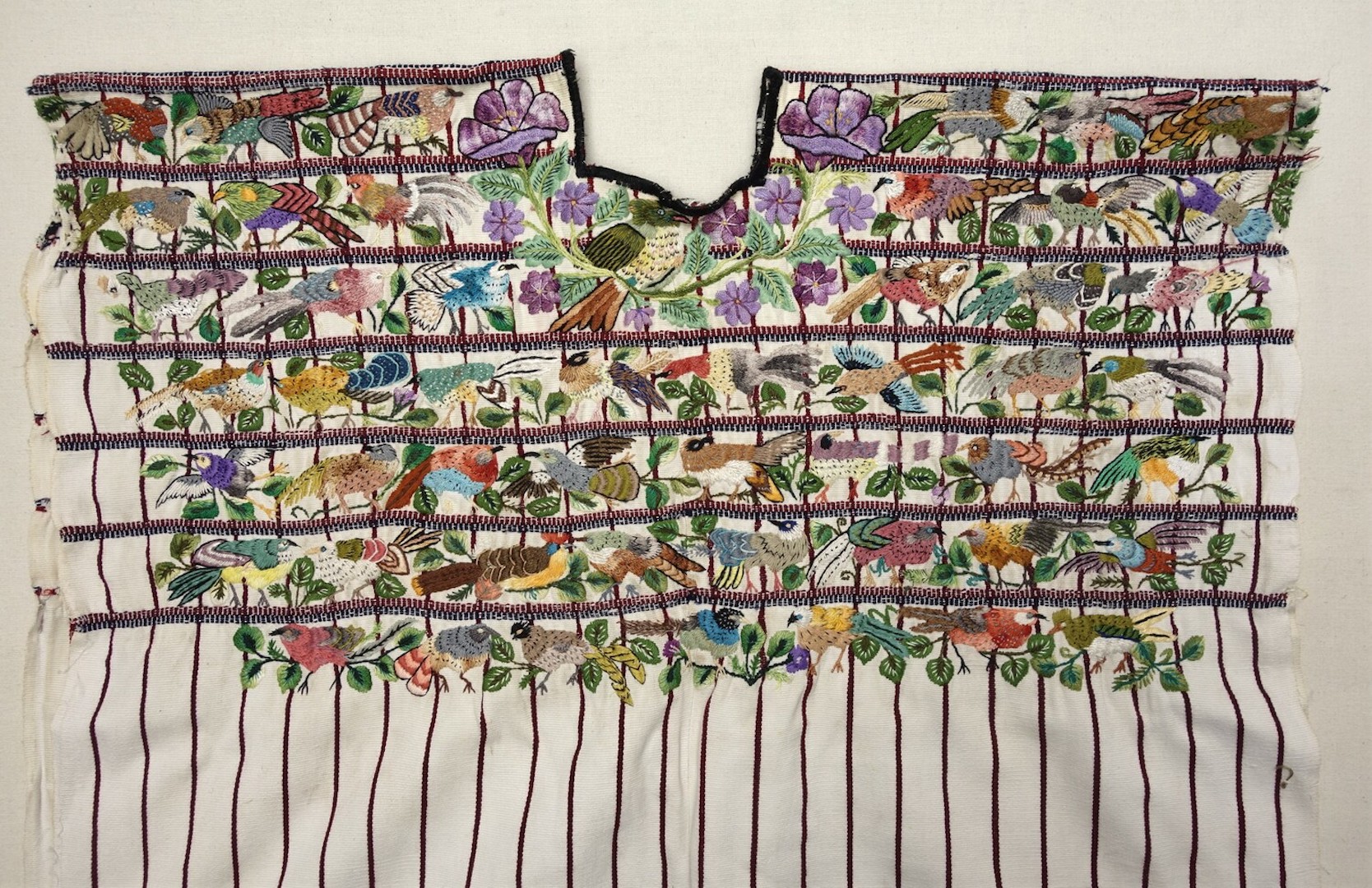 Embroidered woman's blouse (huipil) from Guatemala, 1930s ? (TRC 2022.1243).