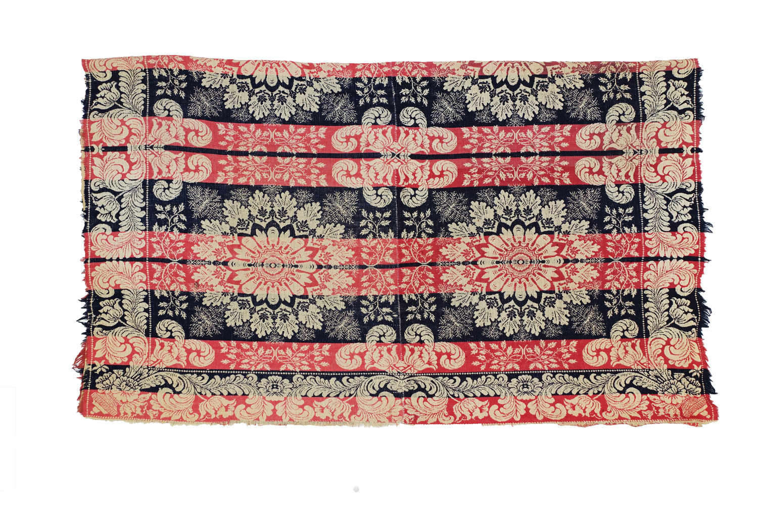 Early 20th century cotton blanket from the USA, recently donated to the TRC (TRC 2022.1710).