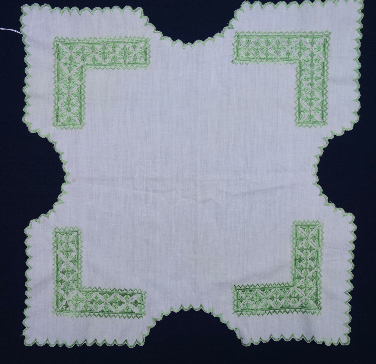 Cotton and silk wrapper from Afghanistan, 1960s-1970s (TRC 2024.0230).