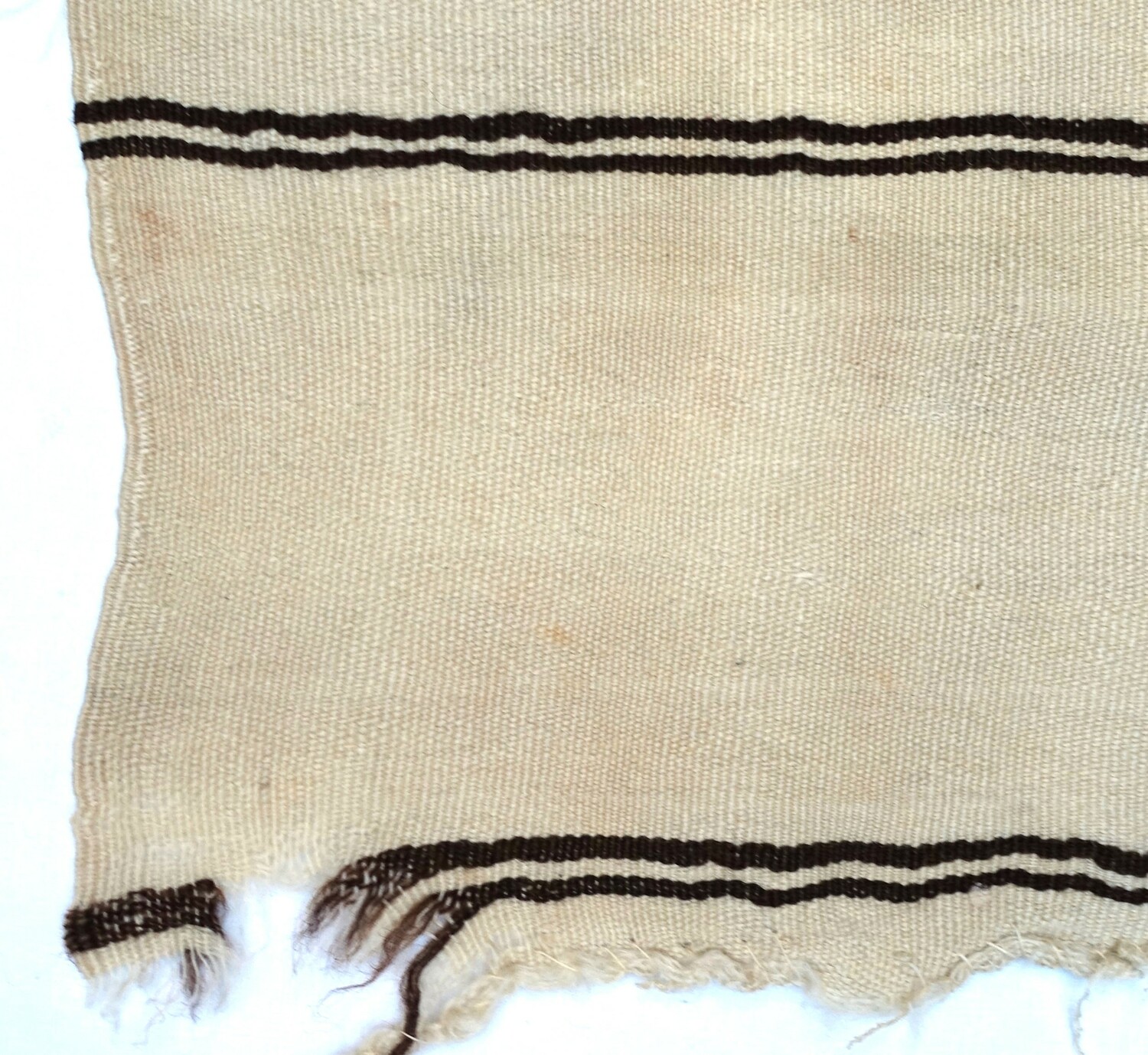 Woollen blanket from the Riff, Morocco, 20th century (TRC 2024.3201).