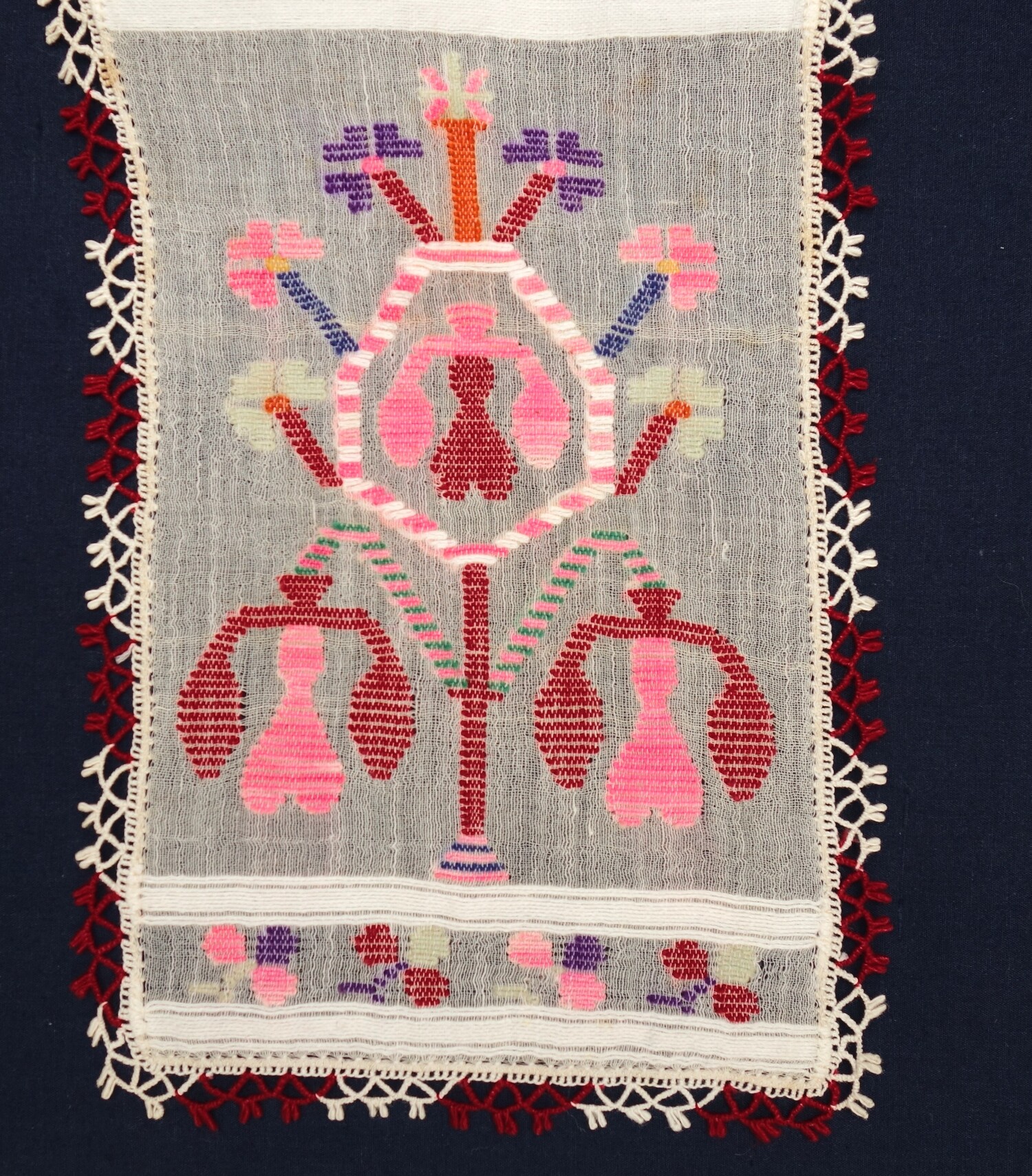 Fig. 2. Hand woven sash from Kosovo, late 19th - early 20th century (TRC 2025.0230).