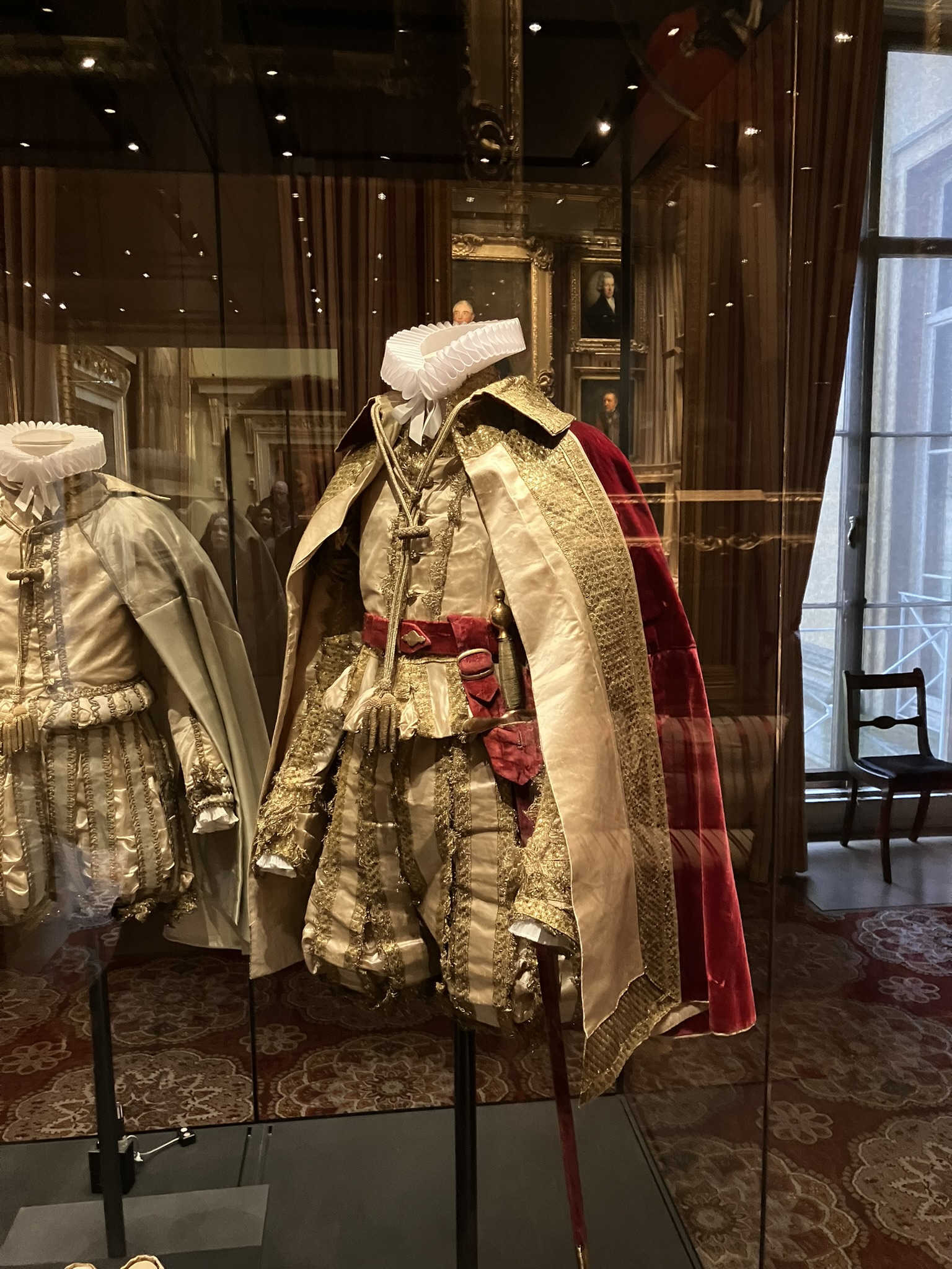 Coronation robes of one of sons of the Duke of Wellington. Coronation of George IV, 1821. Photograph Willem Vogelsang.
