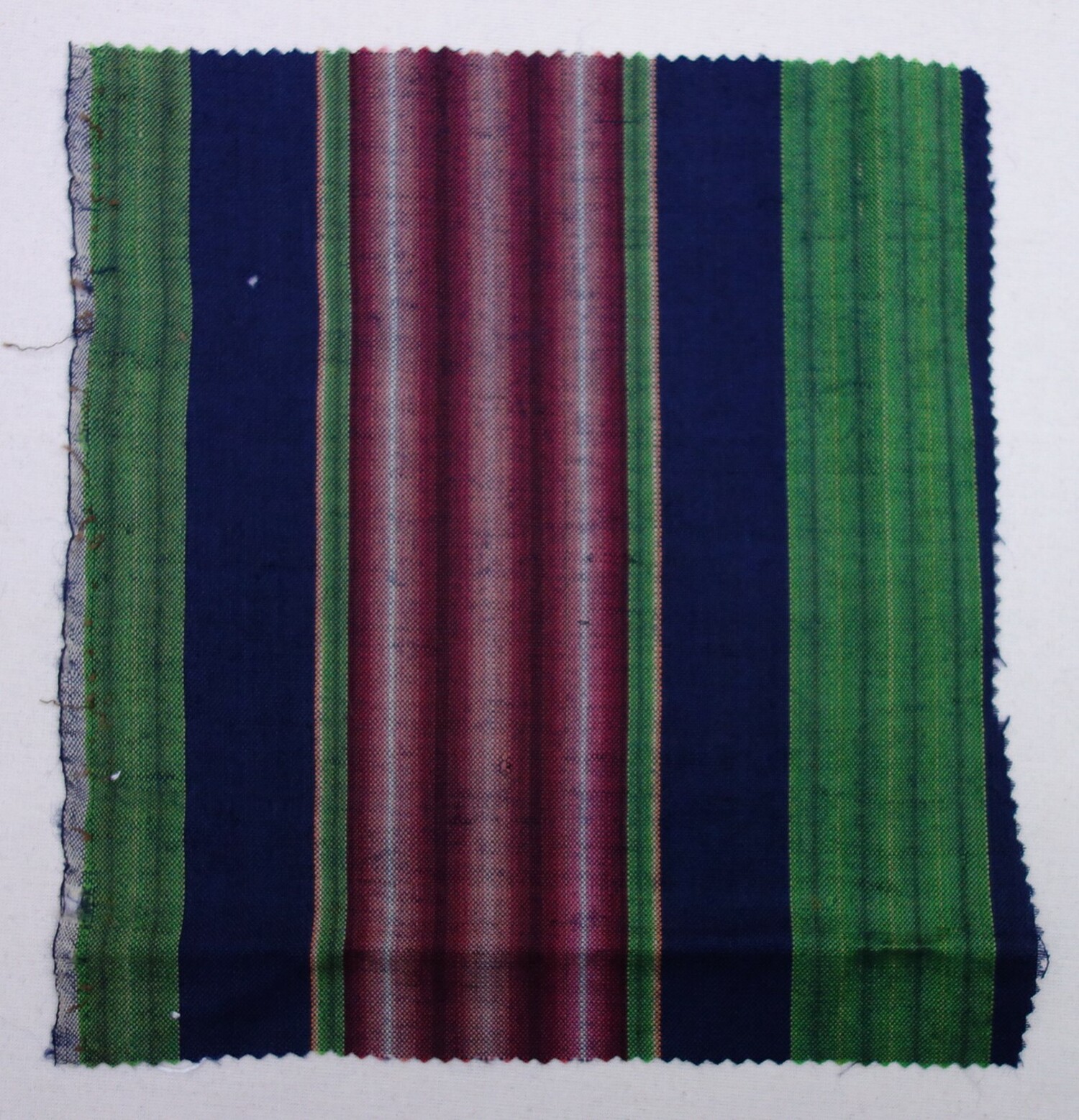 Woven sample of striped camletee from the Norwich area, England, 18th century. Camletee was a worsted cloth exported in large quantities to the Netherlands (TRC 2021.3328).