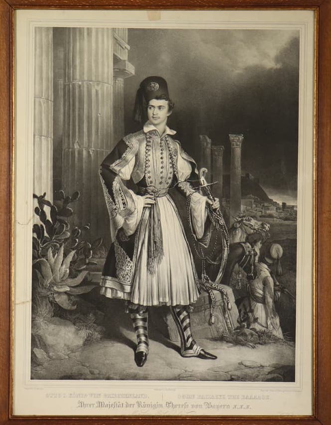 Gottlieb Bodmer (1804-1837), engraving: “Otto I. König von Griechenland”.