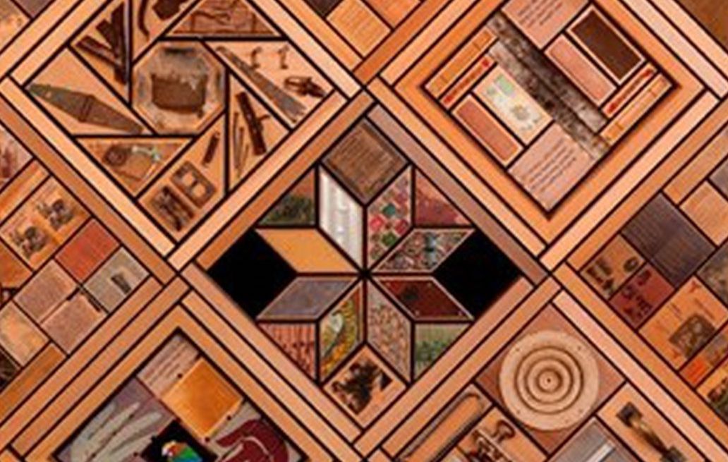 Detail from 'The Witness Blanket'.