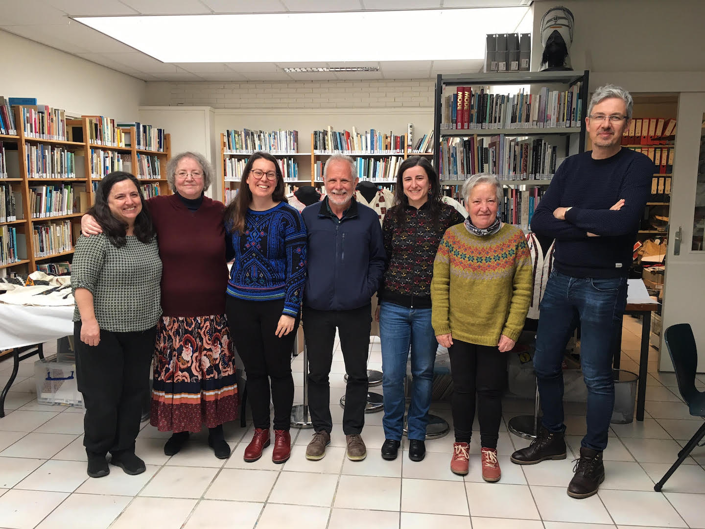 Delegation of Basques at the TRC, Friday 7th April, with TRC staff (and a Dutchman, guess who).