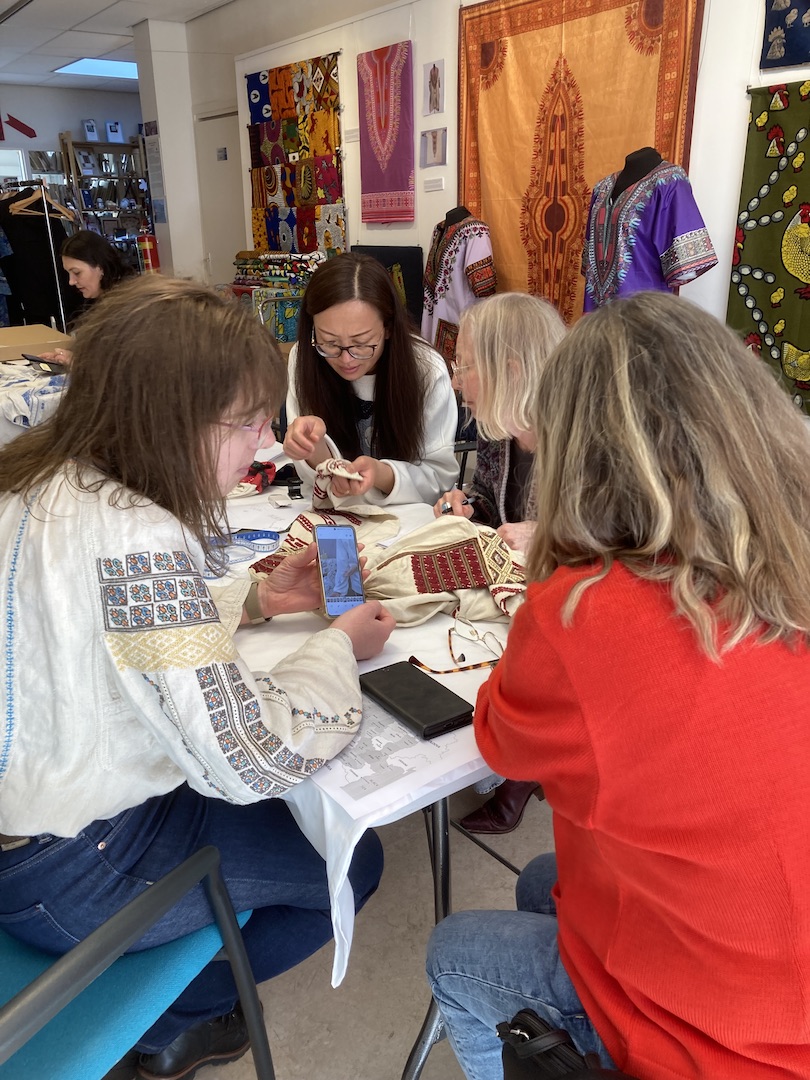 Romanian Blouse Day, 8 April 2023. Photograph: Maria Linkogle.