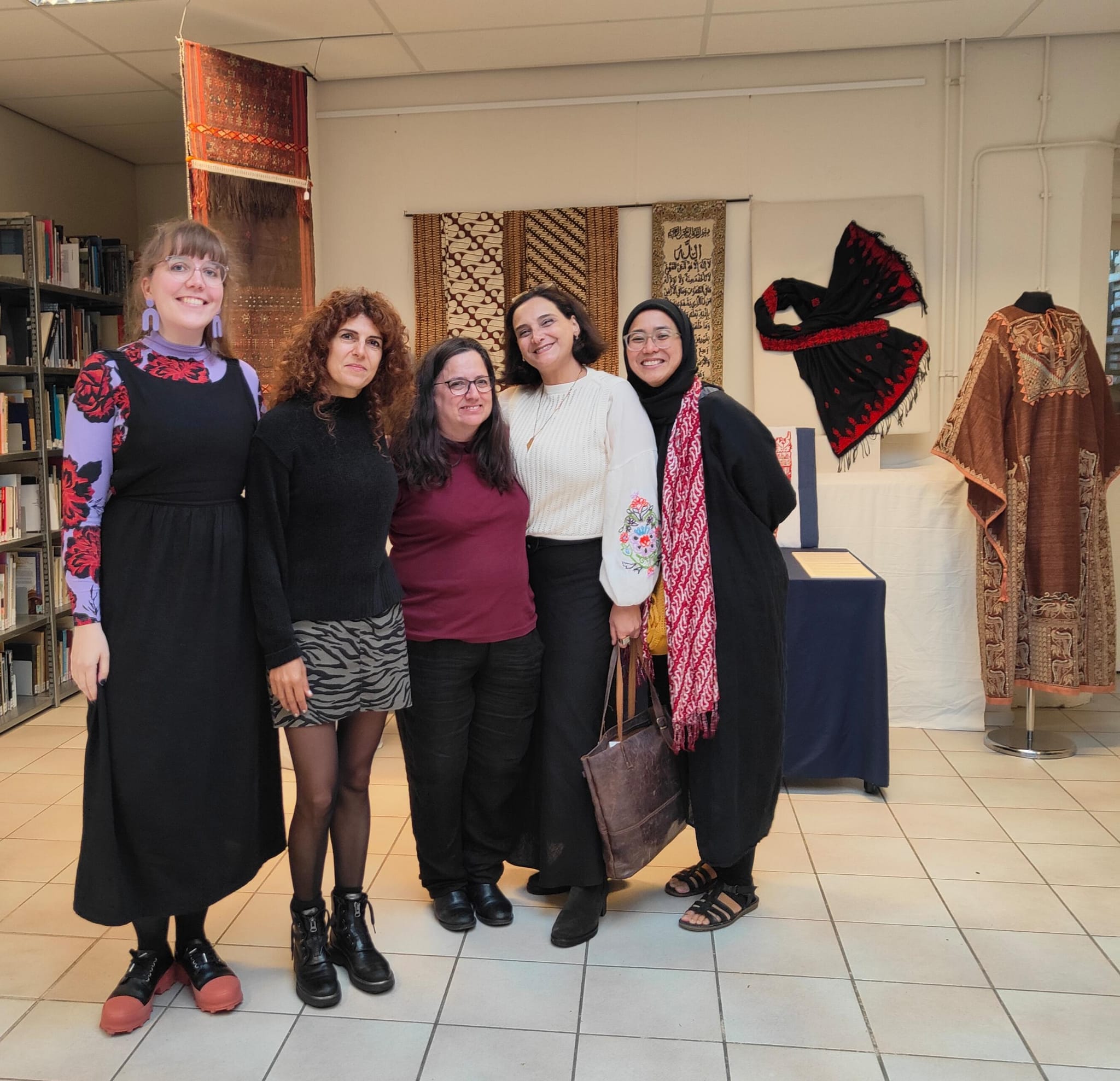 From left to right: Christina de Korte, Ramia Suleiman, Maria Linkogle, Ghada Abhari and Herra Pahlasari.