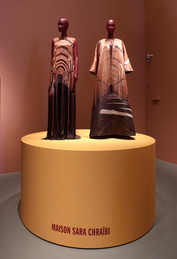 A dress and cloak by Maison Sara Chraïbi, 2024. Photograph by Christina de Korte.