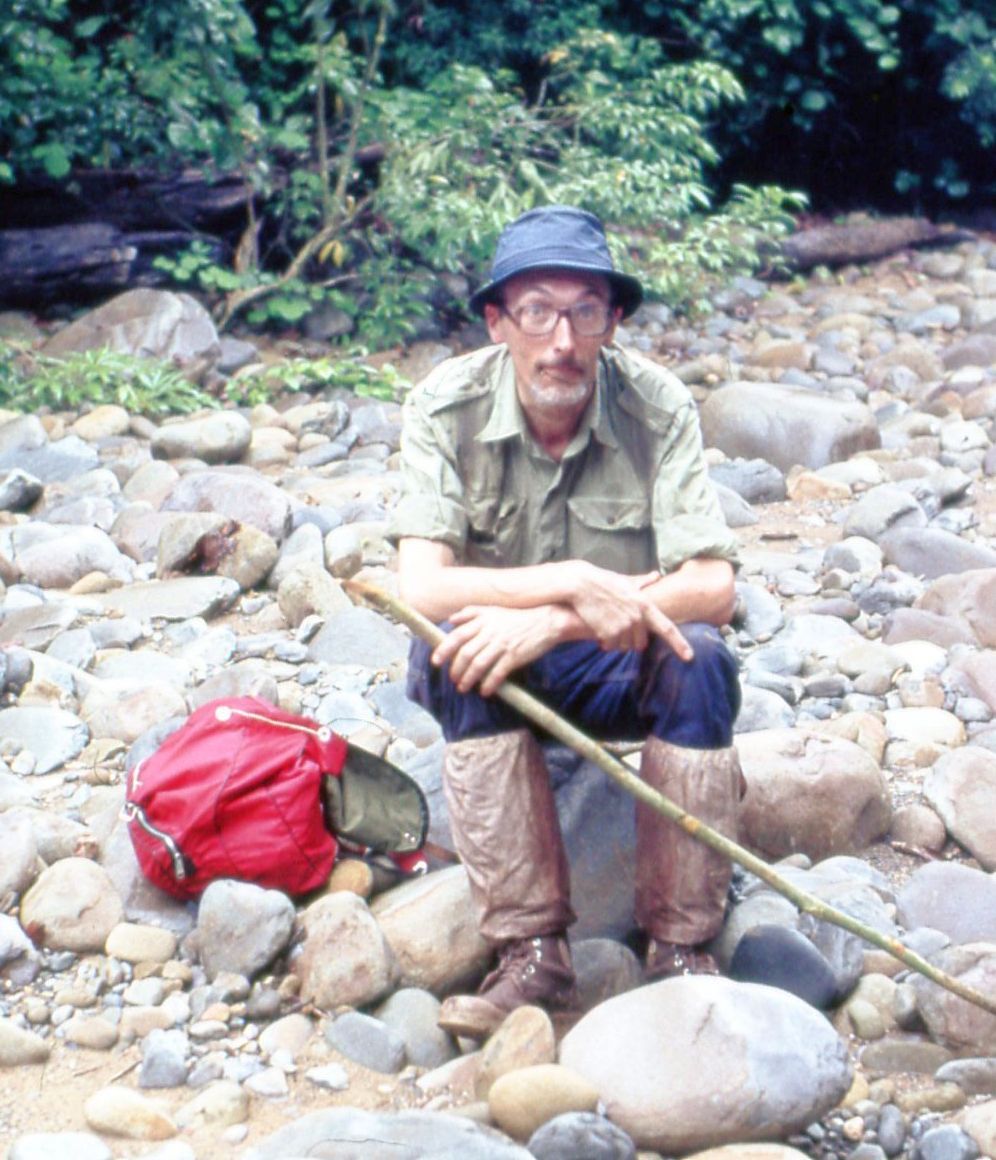 Dries Touw, in the jungle along the Thailand/Myanmar border, 1965.