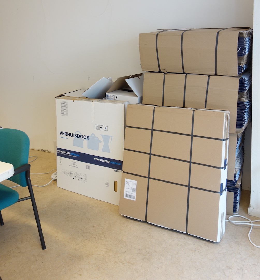 And boxes are being filled.