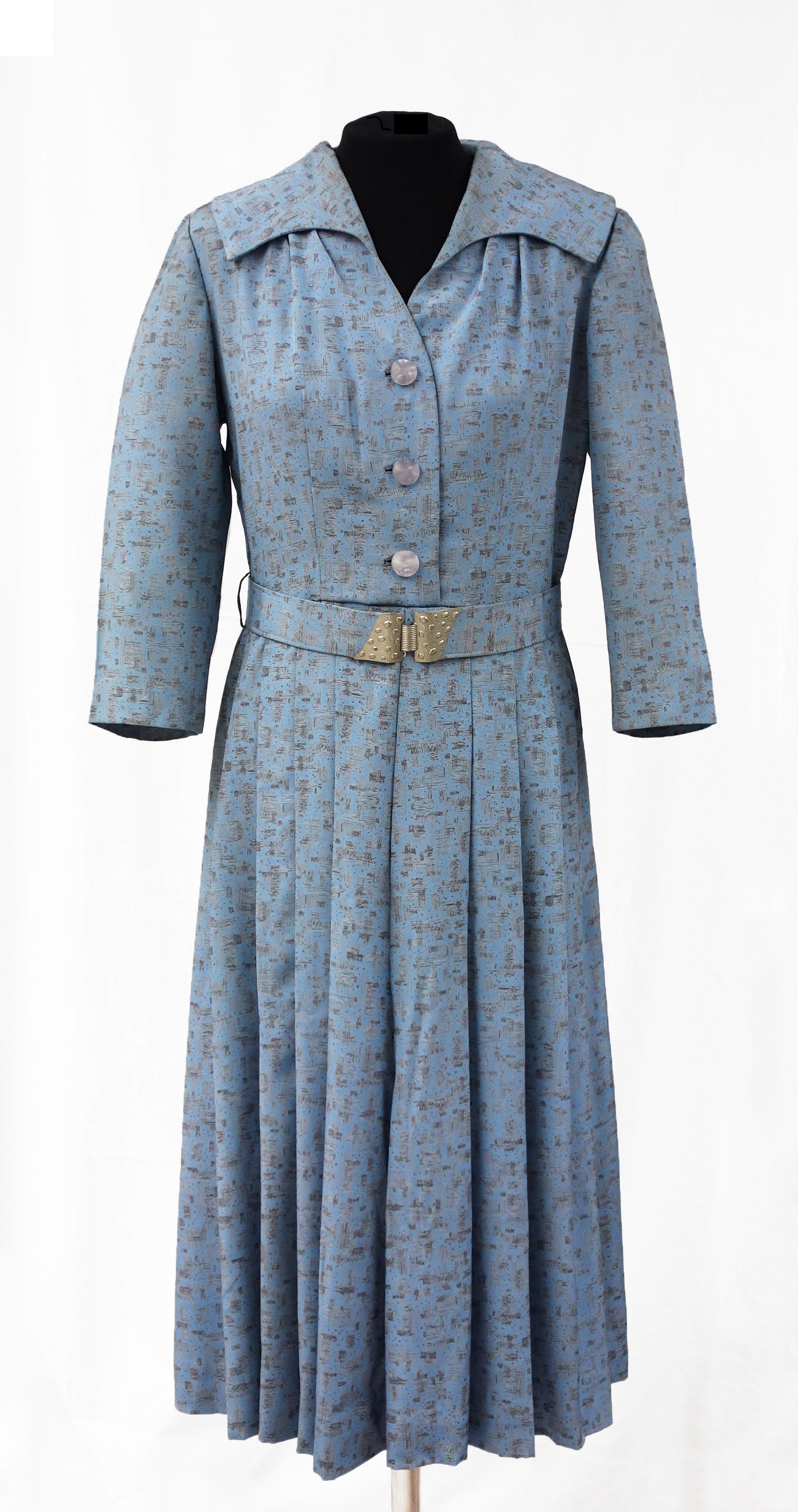 New Look dress, late 1940's, early 1950's (TRC 2015.0030a-b).