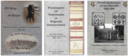Three book titles, published by the former Museum voor Naaldkunst, Winschoten