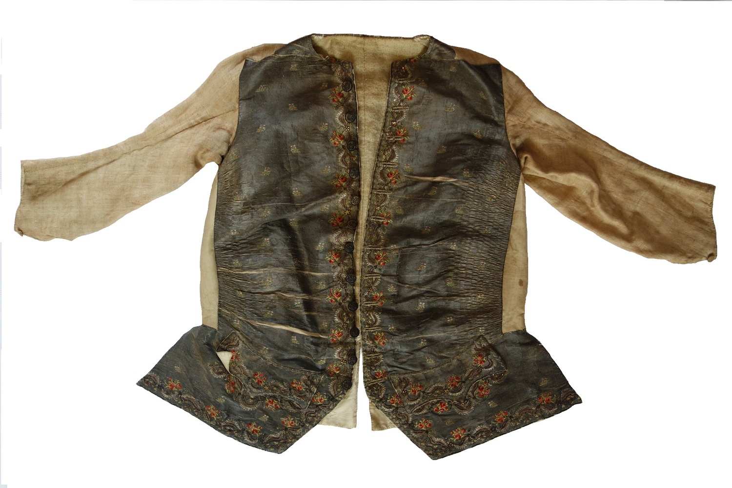 Man's waistcoat from the Netherlands, 18th century (TRC 2020.0879).