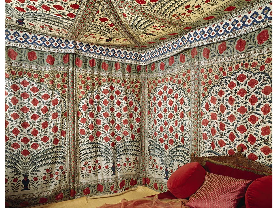 The tent of Tipu Sultan, India, late 18th century. From: http://blog.toryburch.com/wp-content/uploads/2015/10/Blog_10.6_FabricsOfIndia_960_8.jpg