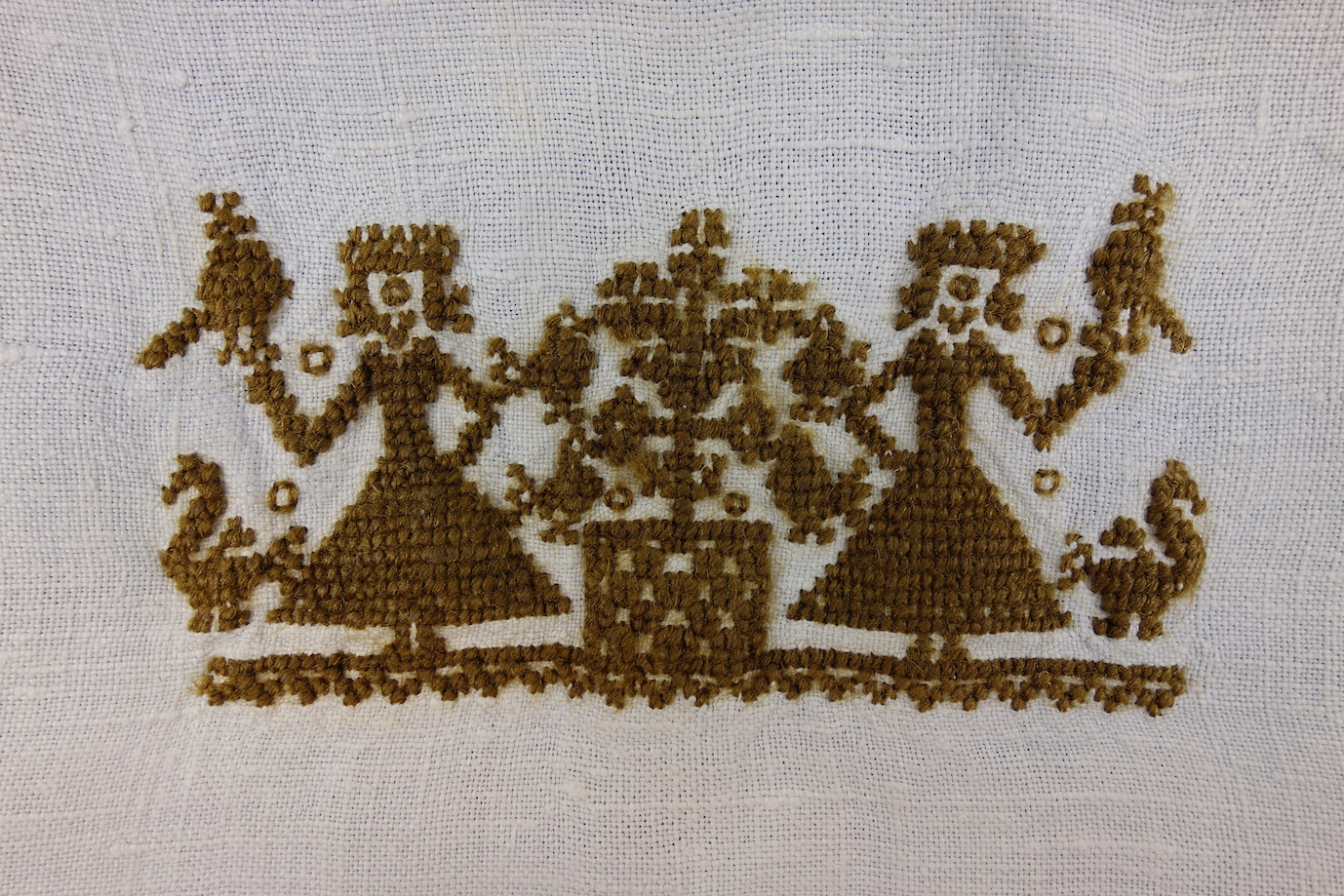 Design of girls and birds from the island of Marken, the Netherlands
